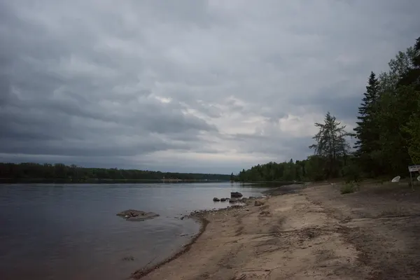 A beach view